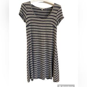 Women’s Charlotte Russe Stripes T-Shirt Dress, Size XS.